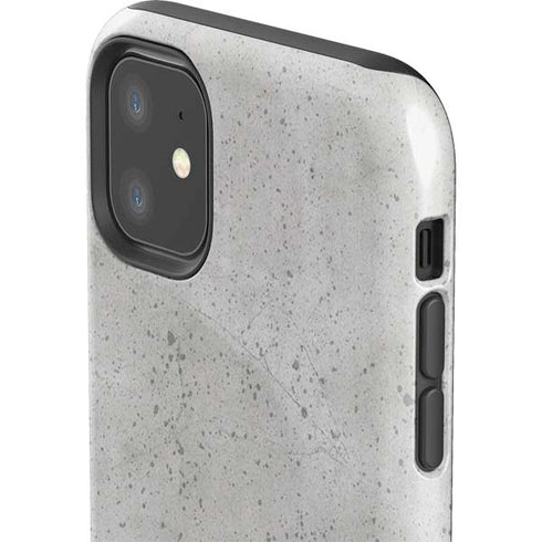 Light Grey Concrete iPhone 11 Impact Case