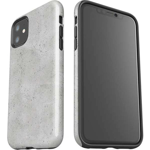 Light Grey Concrete iPhone 11 Impact Case