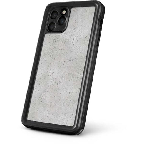 Light Grey Concrete iPhone 11 Pro Waterproof Case