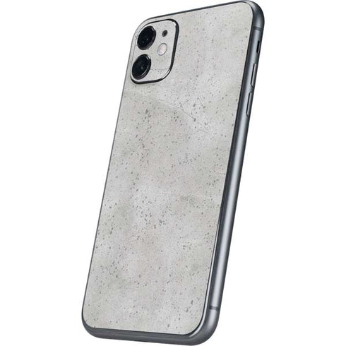 Light Grey Concrete iPhone 11 Skin