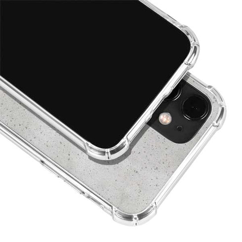 Light Grey Concrete iPhone 12 Clear Case