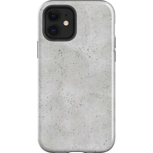 Light Grey Concrete iPhone 12 Impact Case
