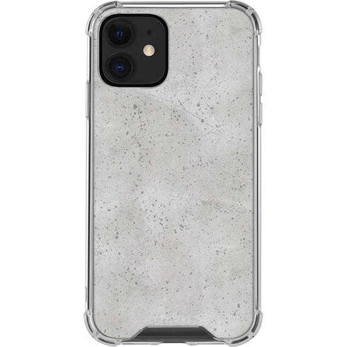 Light Grey Concrete iPhone 12 Mini Clear Case
