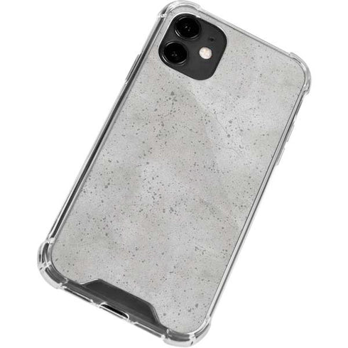 Light Grey Concrete iPhone 12 Mini Clear Case