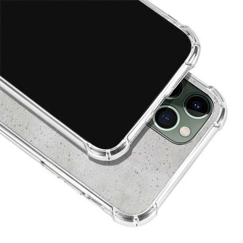Light Grey Concrete iPhone 12 Pro Clear Case