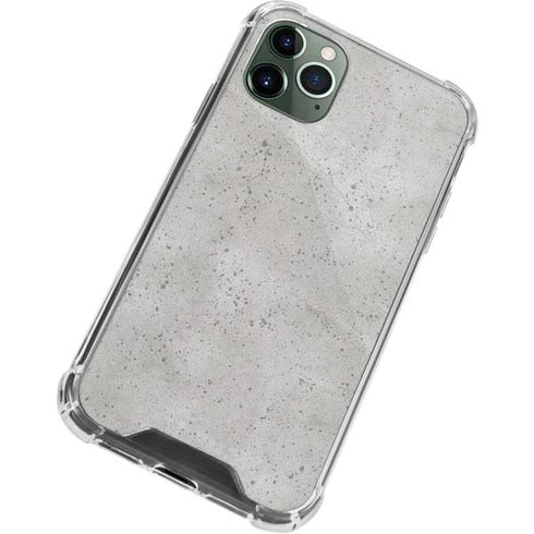 Light Grey Concrete iPhone 12 Pro Clear Case