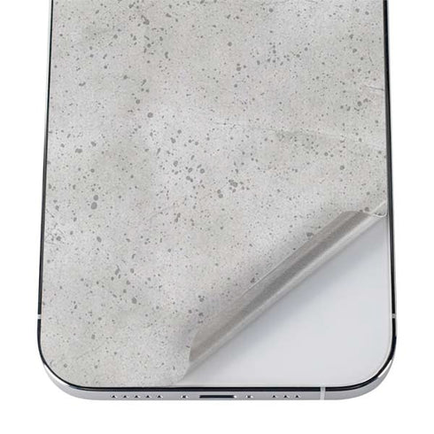 Light Grey Concrete iPhone 12 Pro Skin