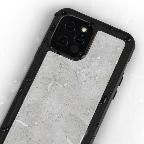 Light Grey Concrete iPhone 12 Pro Waterproof Case