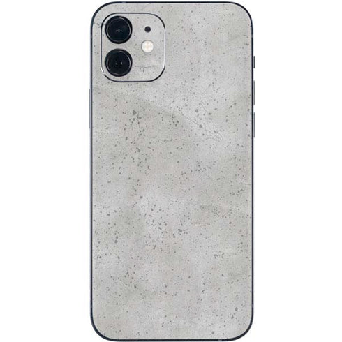 Light Grey Concrete iPhone 12 Skin