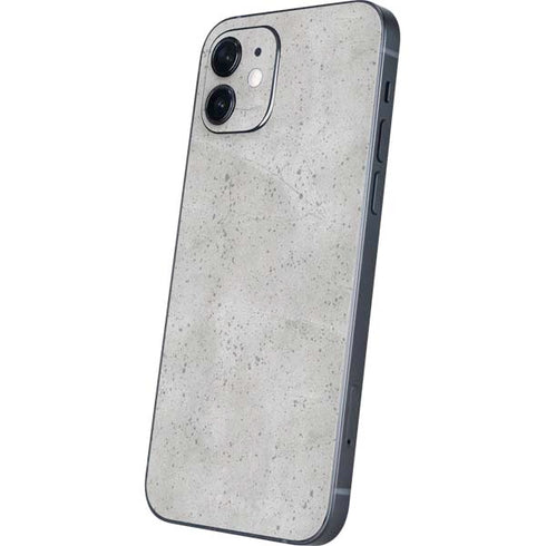 Light Grey Concrete iPhone 12 Skin