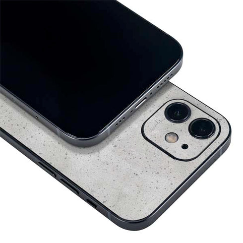 Light Grey Concrete iPhone 12 Skin
