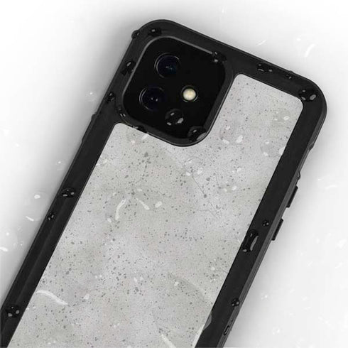 Light Grey Concrete iPhone 12 Waterproof Case