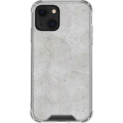 Light Grey Concrete iPhone 13 Clear Case