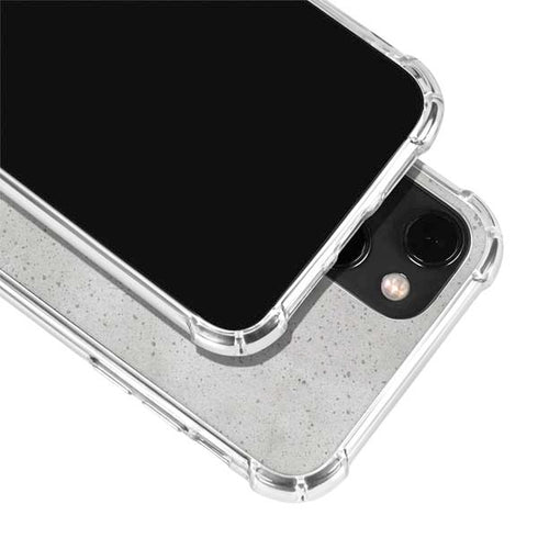Light Grey Concrete iPhone 13 Clear Case