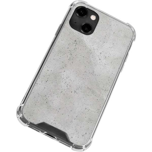 Light Grey Concrete iPhone 13 Clear Case
