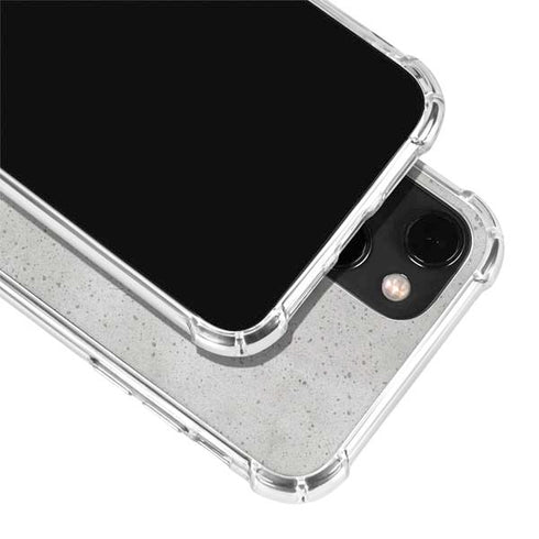 Light Grey Concrete iPhone 13 Mini Clear Case