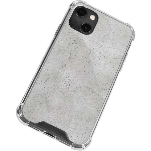 Light Grey Concrete iPhone 13 Mini Clear Case