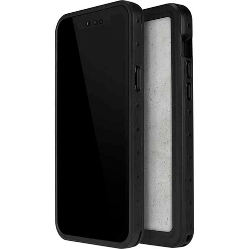 Light Grey Concrete iPhone 13 Mini Waterproof Case