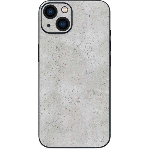 Light Grey Concrete iPhone 13 Skin