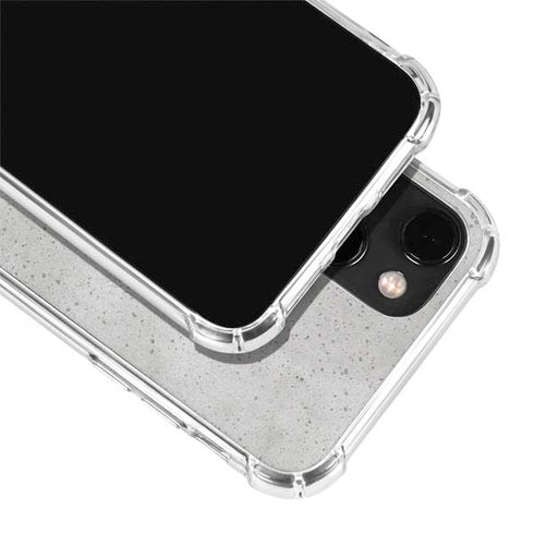 Light Grey Concrete iPhone 14 Clear Case