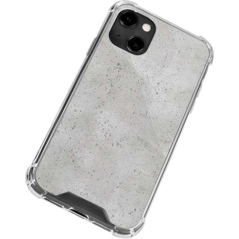 Light Grey Concrete iPhone 14 Clear Case