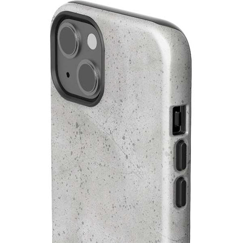 Light Grey Concrete iPhone 14 Plus Impact Case