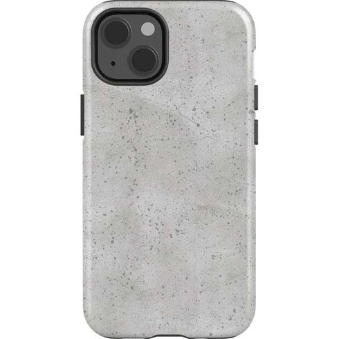 Light Grey Concrete iPhone 15 Impact Case