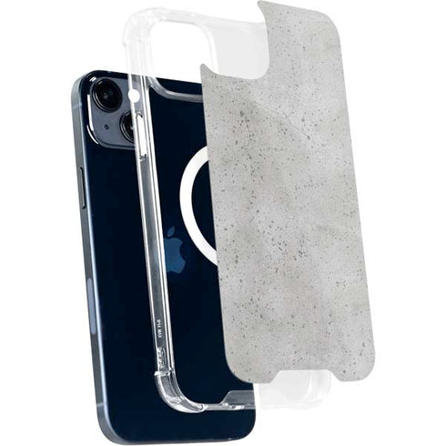 Light Grey Concrete iPhone 14 Plus MagSafe Case