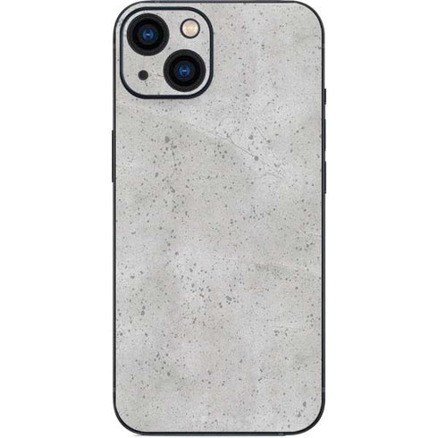 Light Grey Concrete iPhone 15 Plus Skin