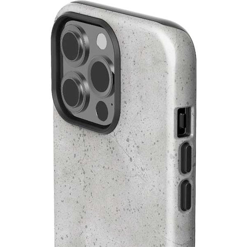 Light Grey Concrete iPhone 15 Pro Impact Case
