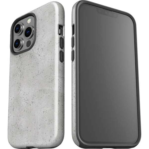 Light Grey Concrete iPhone 15 Pro Impact Case