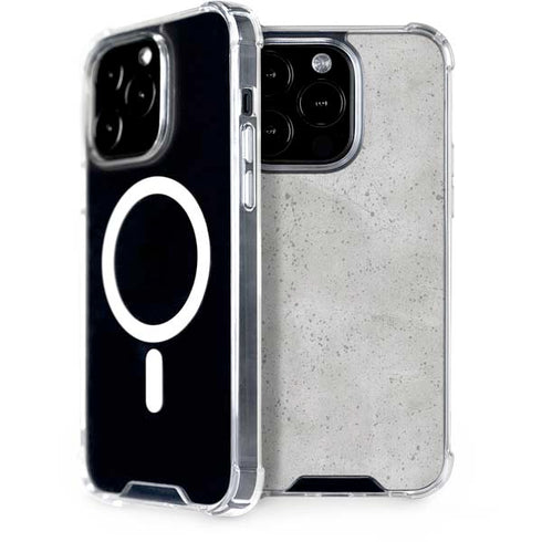 Light Grey Concrete iPhone 14 Pro MagSafe Case