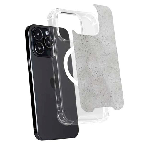Light Grey Concrete iPhone 14 Pro MagSafe Case