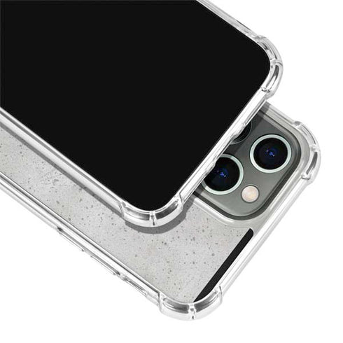 Light Grey Concrete iPhone 15 Pro Max Clear Case