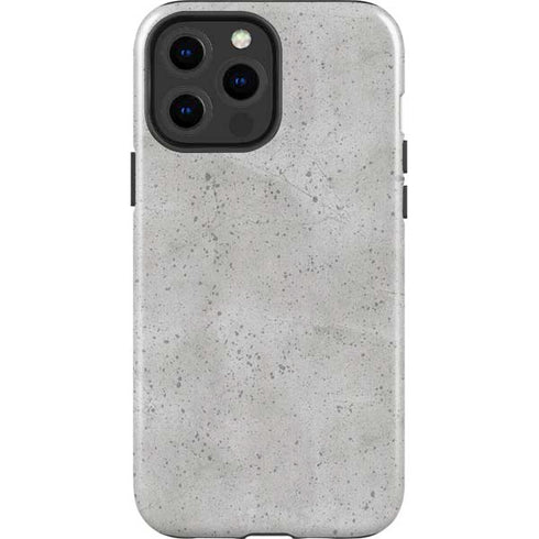 Light Grey Concrete iPhone 15 Pro Max Impact Case