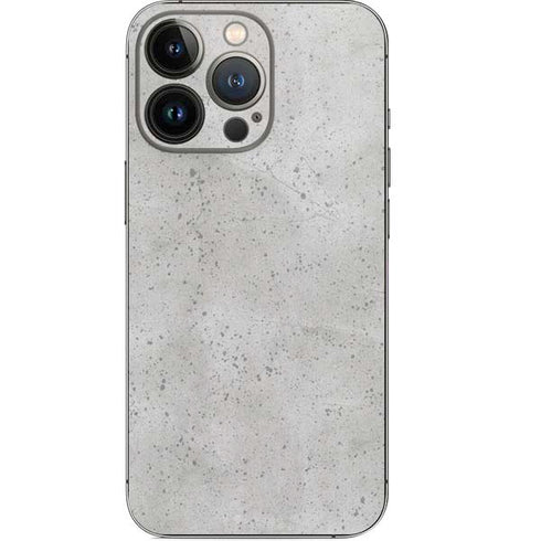 Light Grey Concrete iPhone 15 Pro Skin