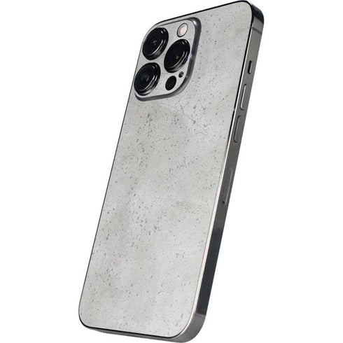 Light Grey Concrete iPhone 15 Pro Skin