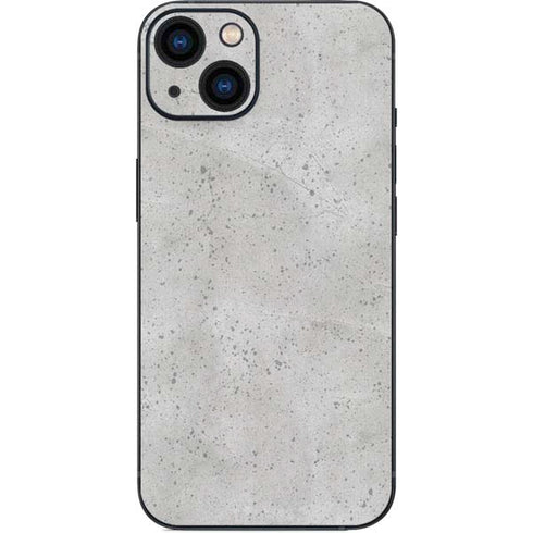 Light Grey Concrete iPhone 14 Skin