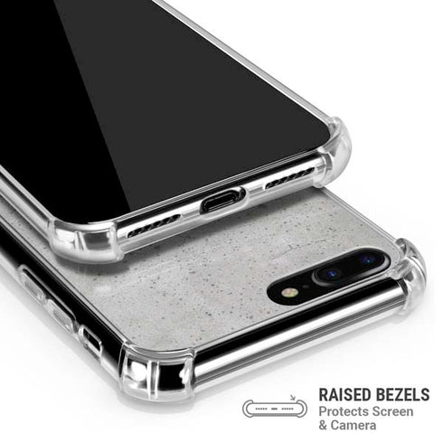 Light Grey Concrete iPhone 7/8 Plus Clear Case