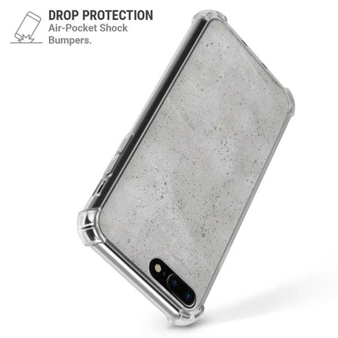 Light Grey Concrete iPhone 7/8 Plus Clear Case
