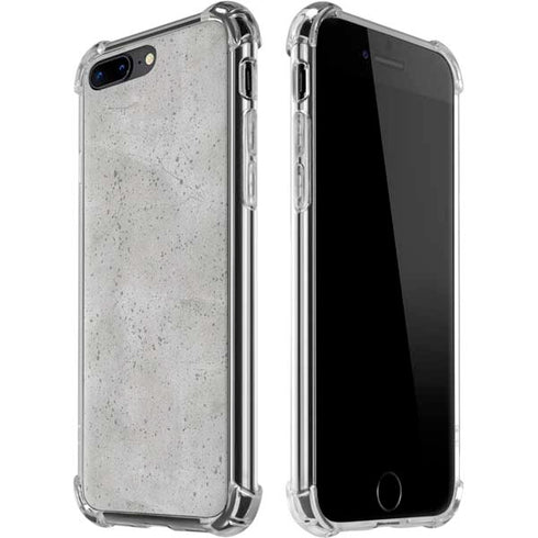Light Grey Concrete iPhone 7/8 Plus Clear Case