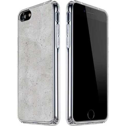 Light Grey Concrete iPhone SE (2nd & 3rd Gen) Clear Case