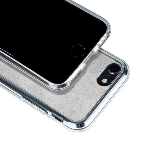 Light Grey Concrete iPhone SE (2nd & 3rd Gen) Clear Case