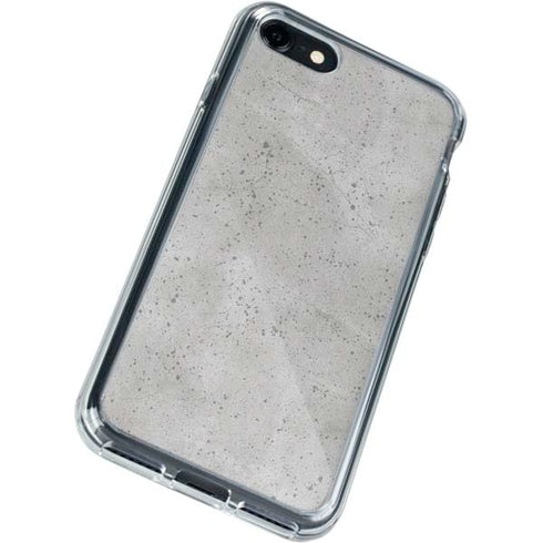 Light Grey Concrete iPhone SE (2nd & 3rd Gen) Clear Case