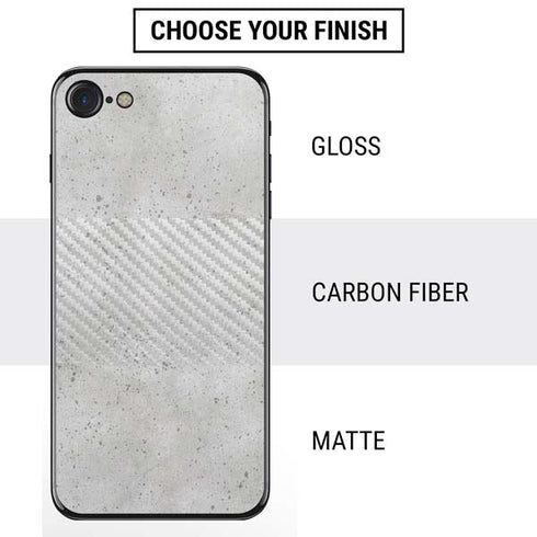 Light Grey Concrete iPhone SE (2nd & 3rd Gen) Skin