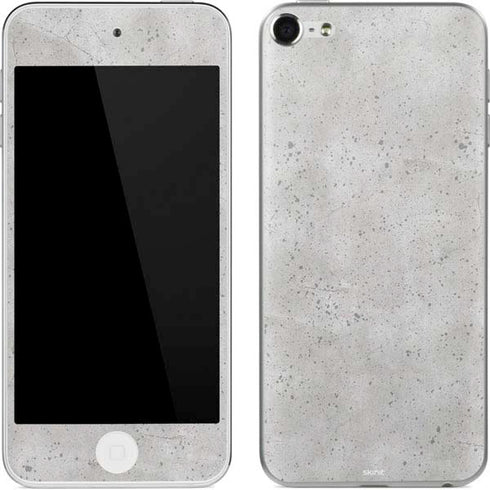 Light Grey Concrete Apple iPod Skin