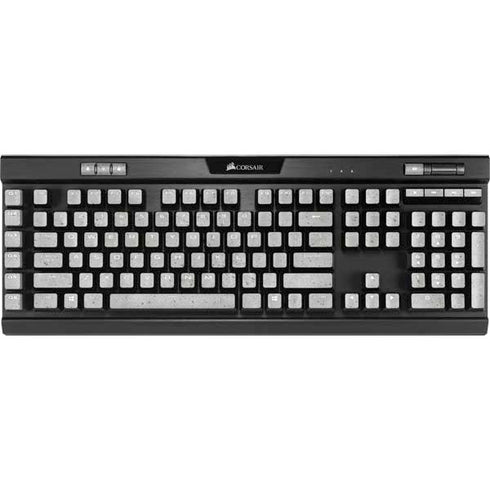 Light Grey Concrete K95 RGB PLATINUM Mechanical Gaming Keyboard Skin