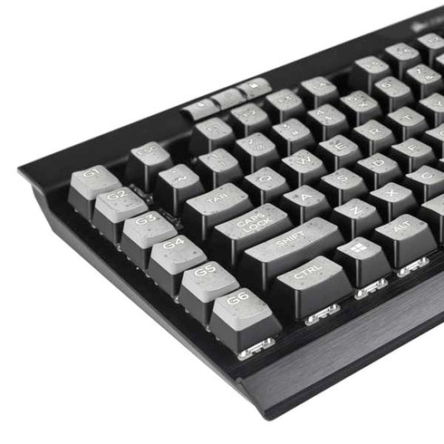 Light Grey Concrete K95 RGB PLATINUM Mechanical Gaming Keyboard Skin