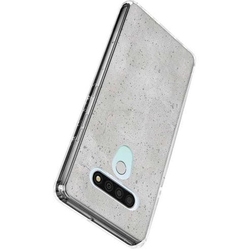 Light Grey Concrete LG Stylo 6 Clear Case