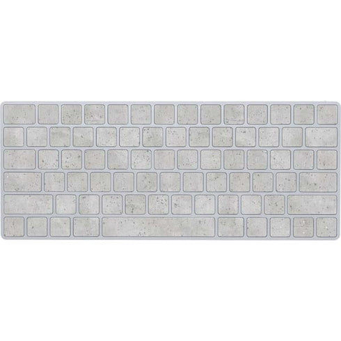 Light Grey Concrete Magic Keyboard Skin